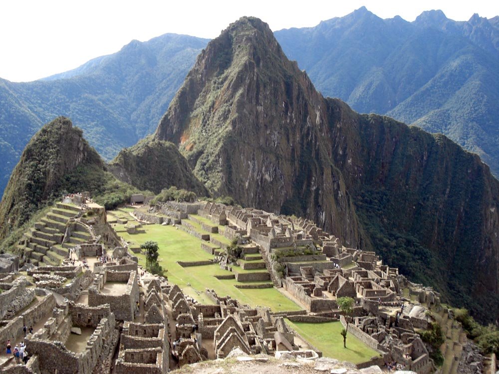 A clássica, com a montanha Wayna Picchu ao fundo