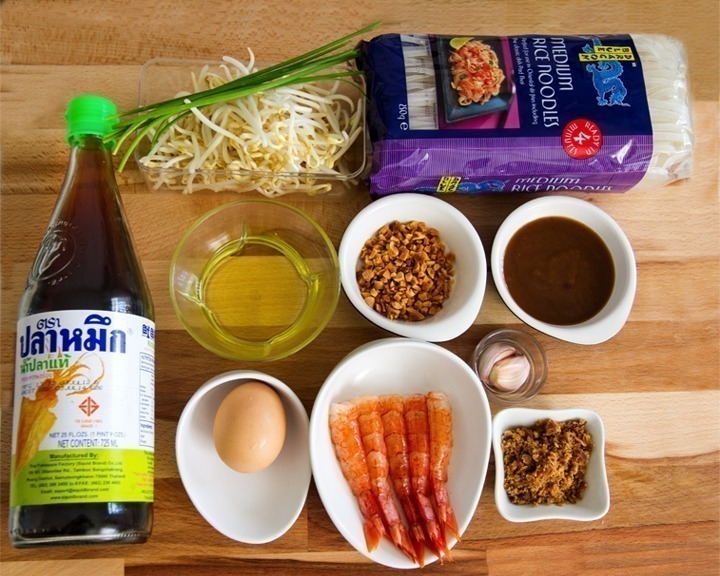 Ingredientes do Pad Thai (Imagem: reprodução)