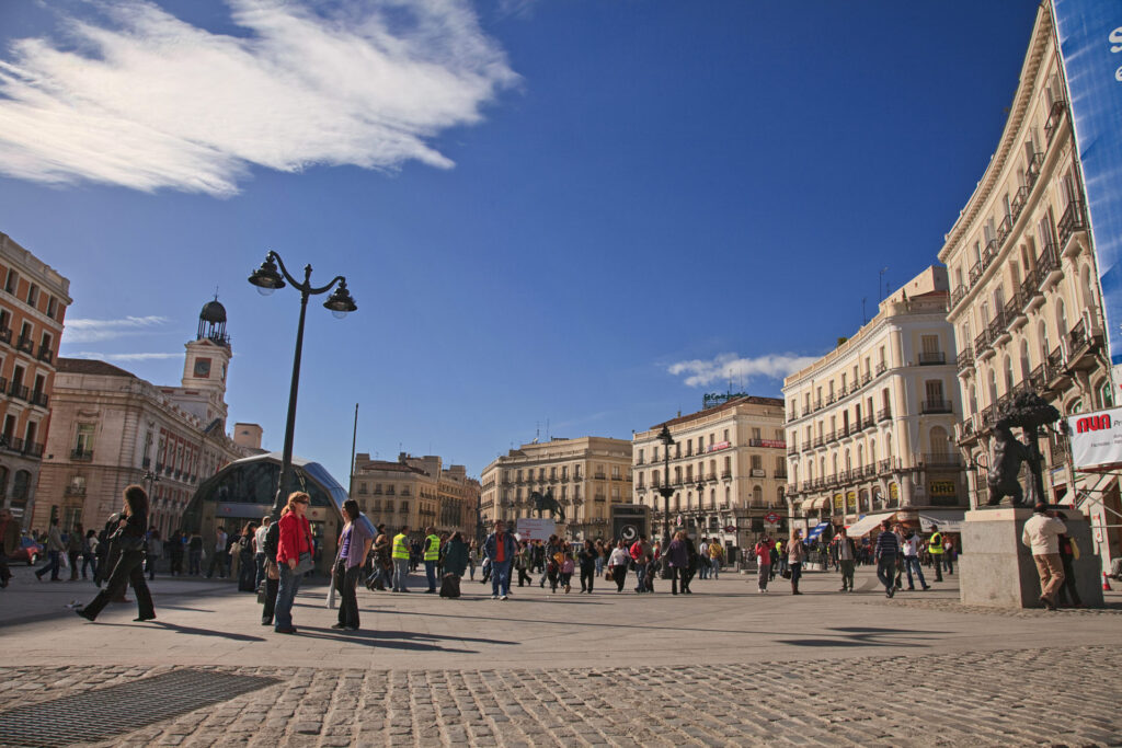 Puerta del Sol, começo do tour clássico