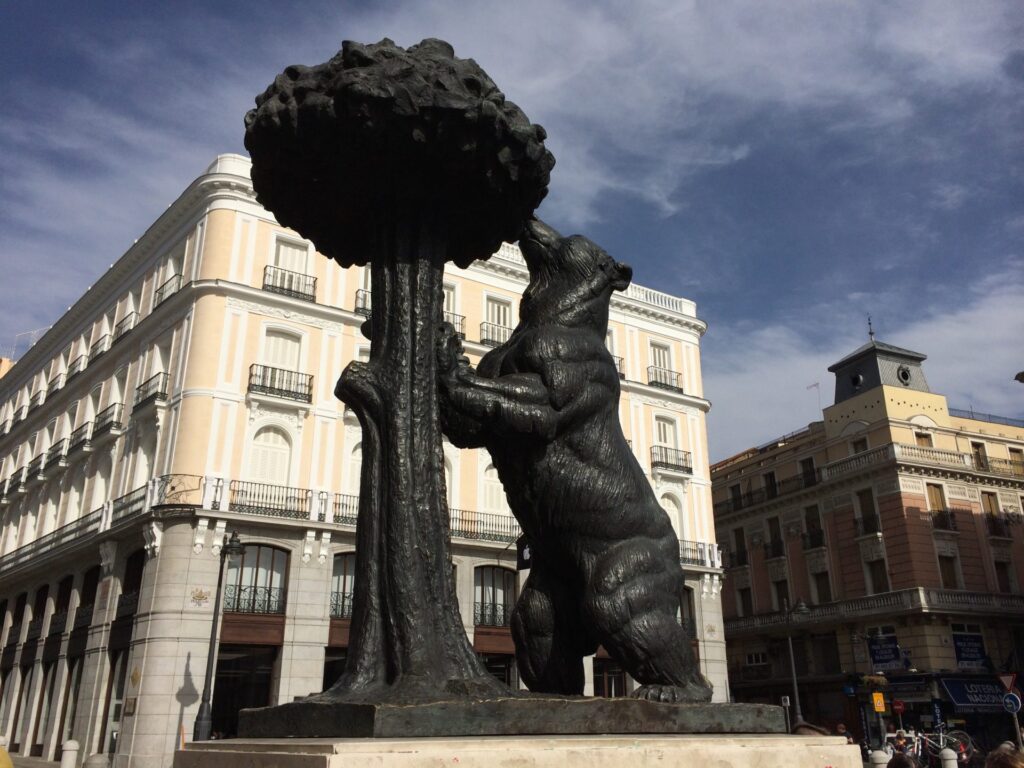 Estátua do urso na Puerta del Sol