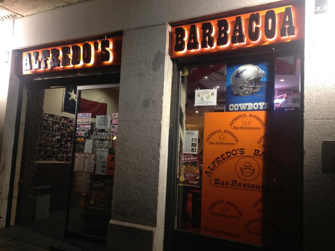 alfredo's barbacoa Madri