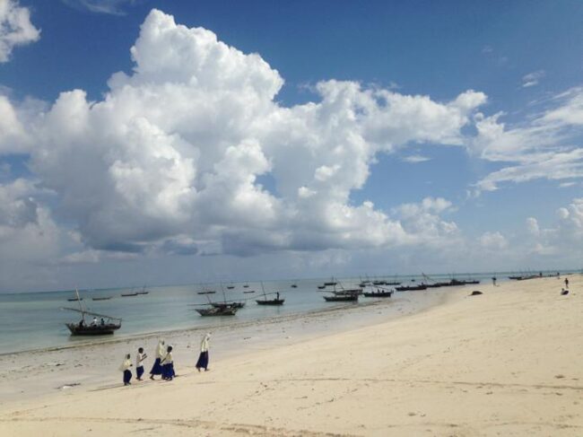 Praias paradisíacas em Zanzibar