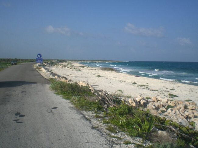Cozumel, ilha situada logo a frente da Playa del Carmen. 