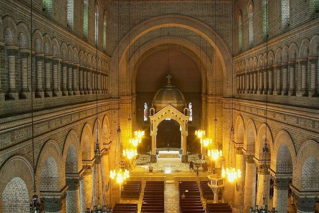 O interior da Catedral Metropolitana