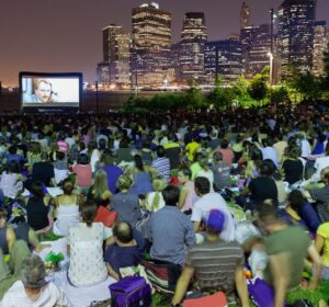 Cinema a céu aberto em Nova York