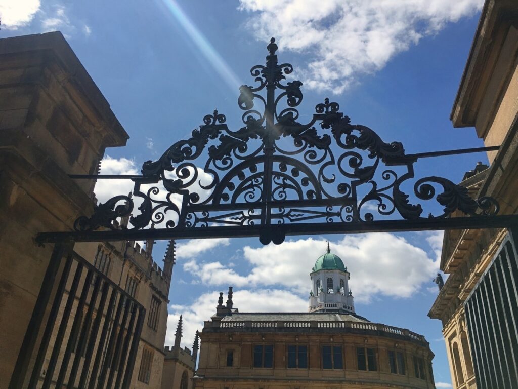 Portao da Universidade de Oxford