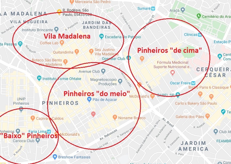 Hospedagem em São Paulo: Pinheiros e Vila Madalena