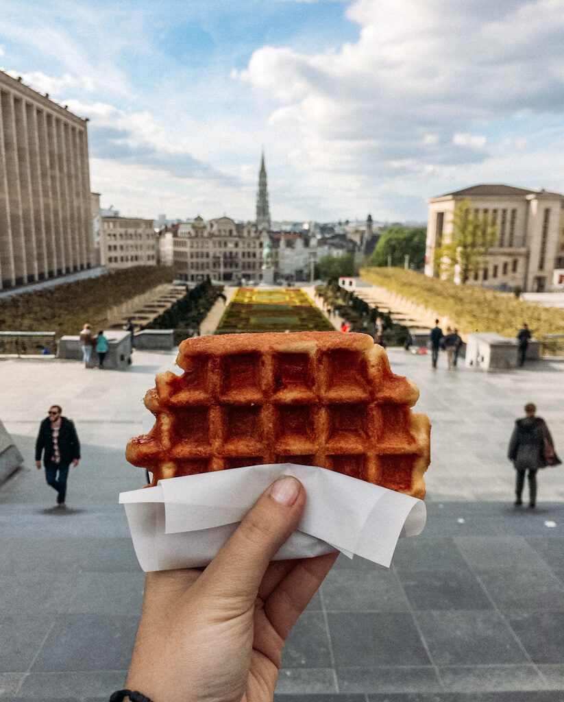 waffle em Bruxelas