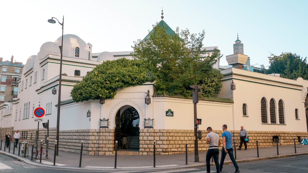 casa de chá na grande mesquita de paris