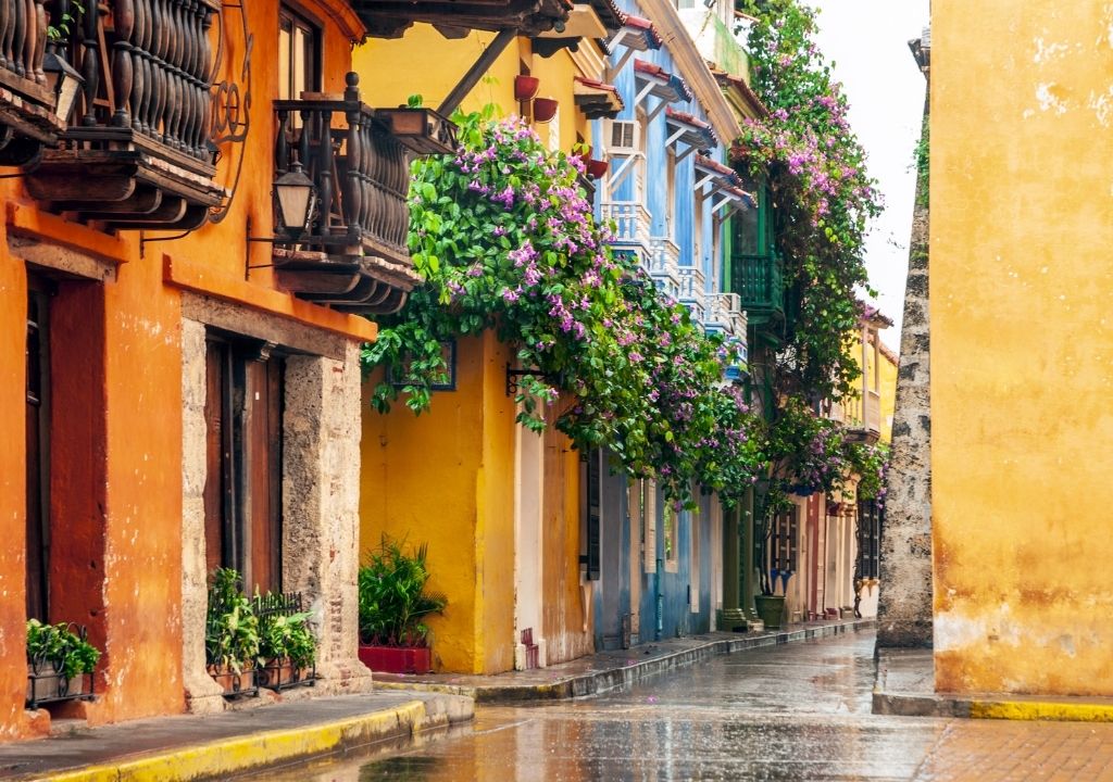 o que fazer em Cartagena - casas coloridas