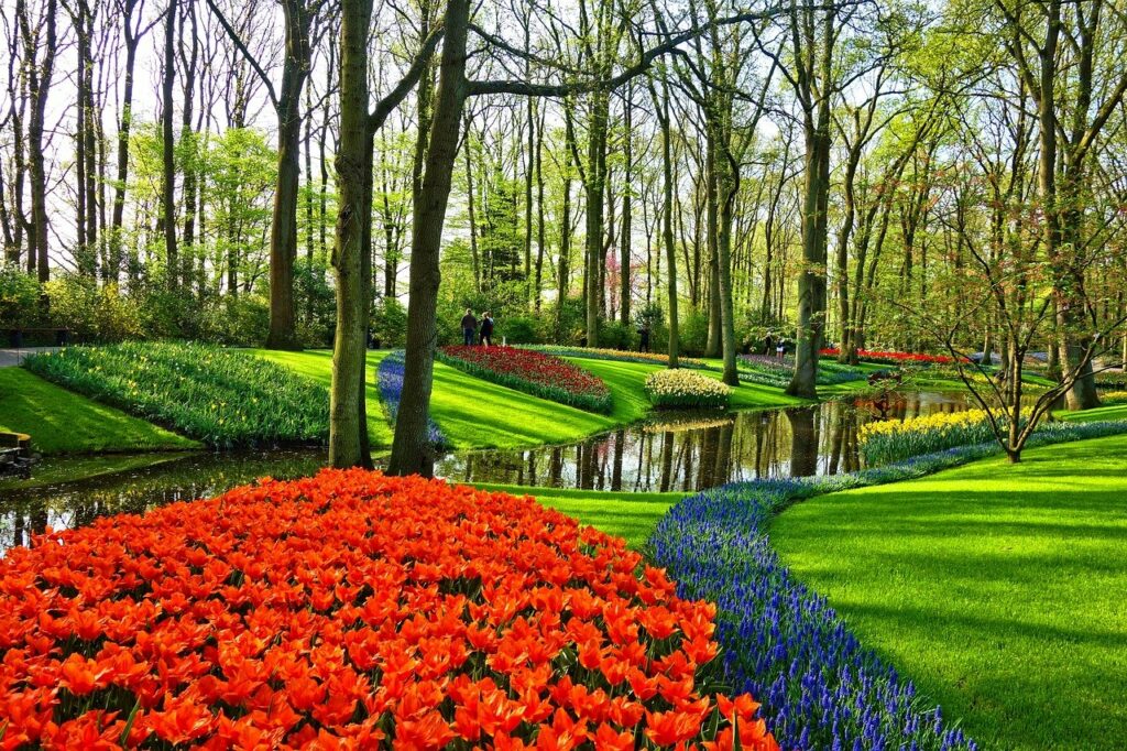Jardim de Keukenhoff, na Holanda