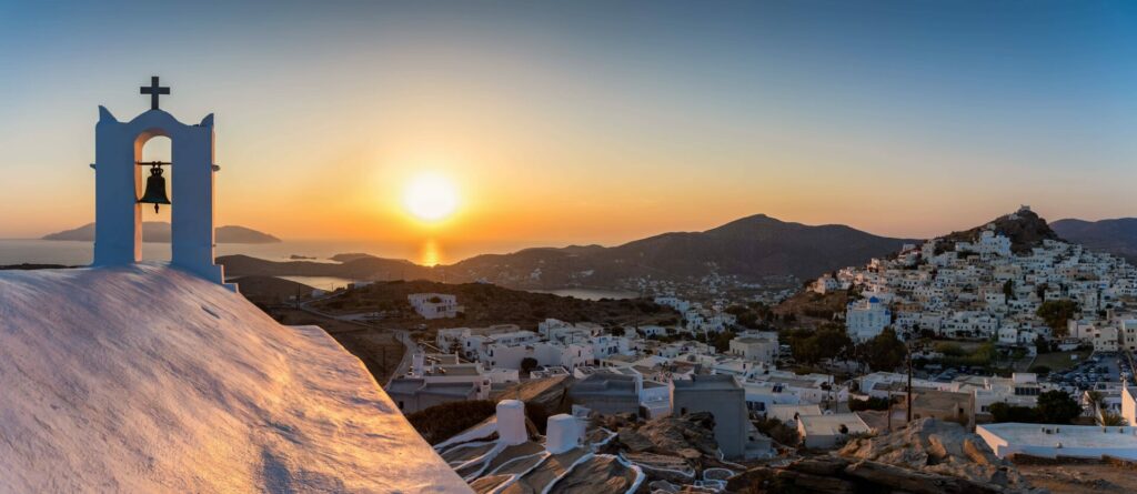 Vista Ios ilha Grécia