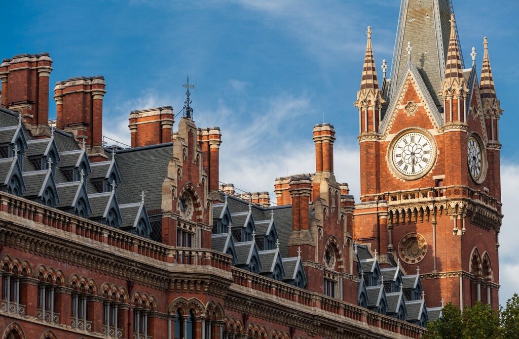 estação st pancras londres