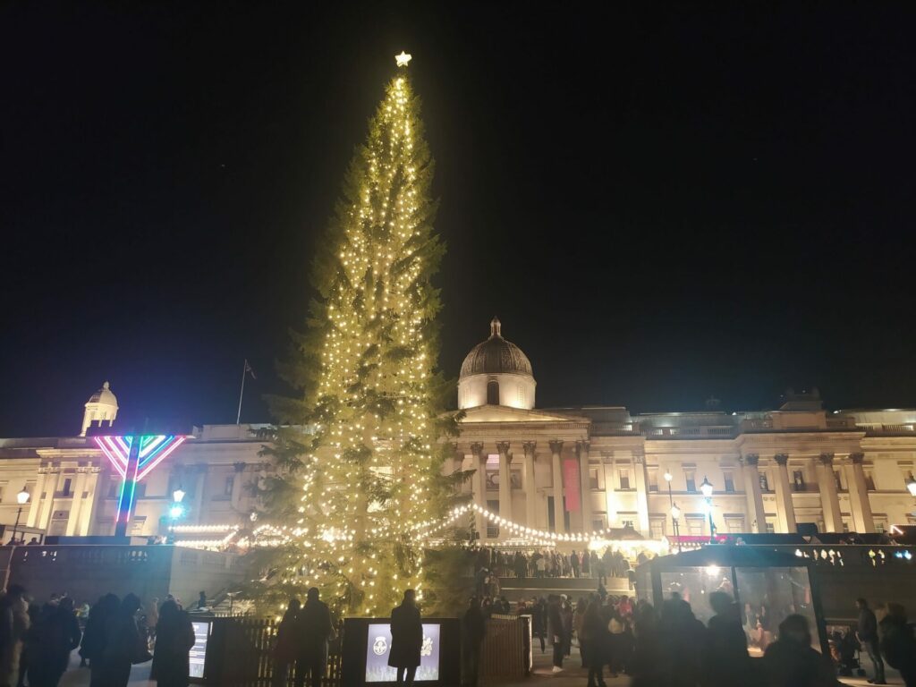 Árvore de Natal Trafalgar Square Londres