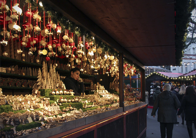 Mercado de Natal Londres Leicester Square