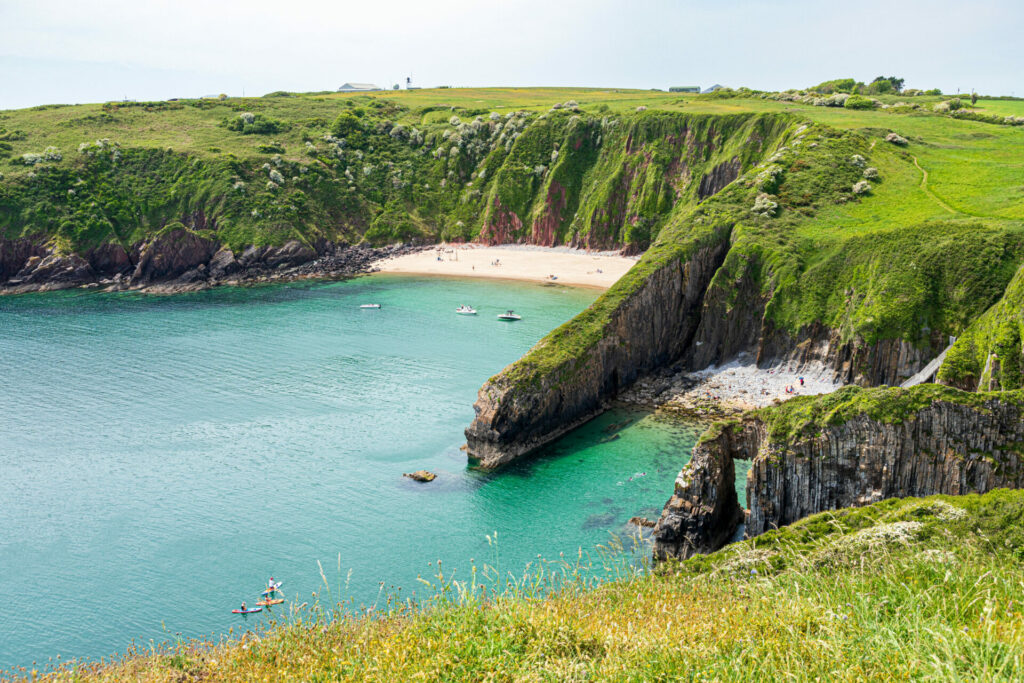 Praias no Reino Unido: Pembrokeshire