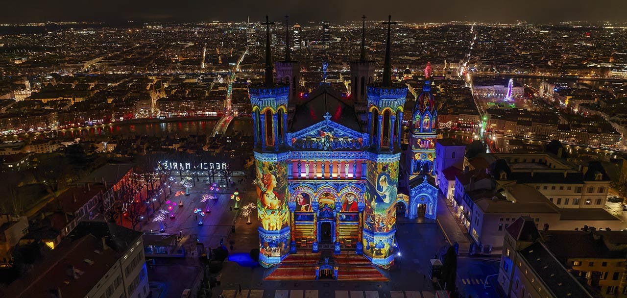 Fourviere festival das luzes Lyon